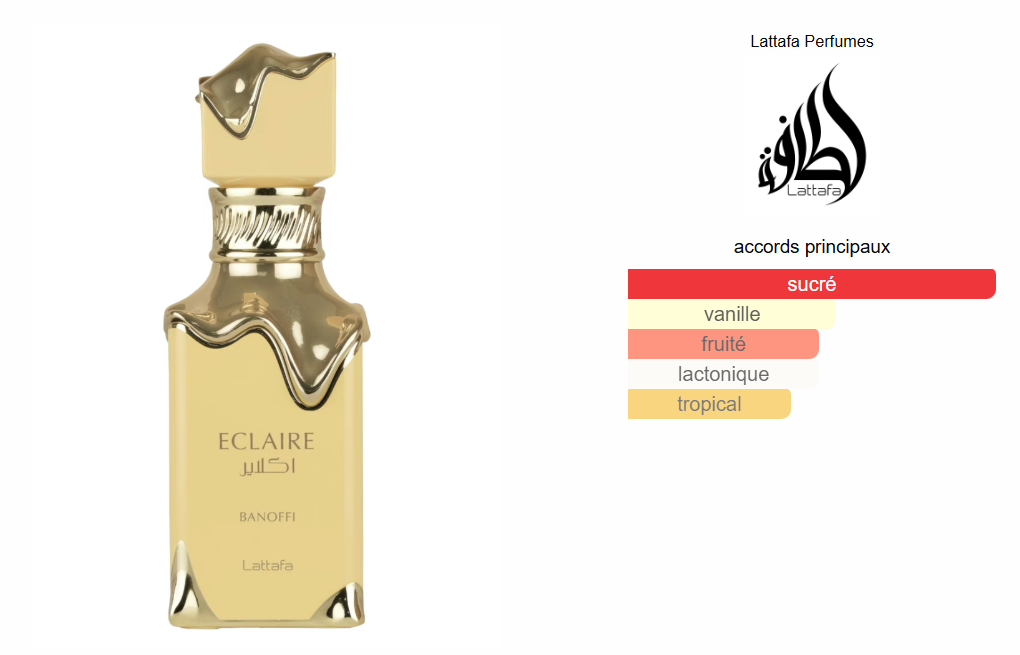 Eclaire Banoffi Lattafa Perfumes⭐⭐⭐⭐