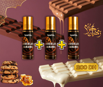 Chocolat Caramel perfume oil x3