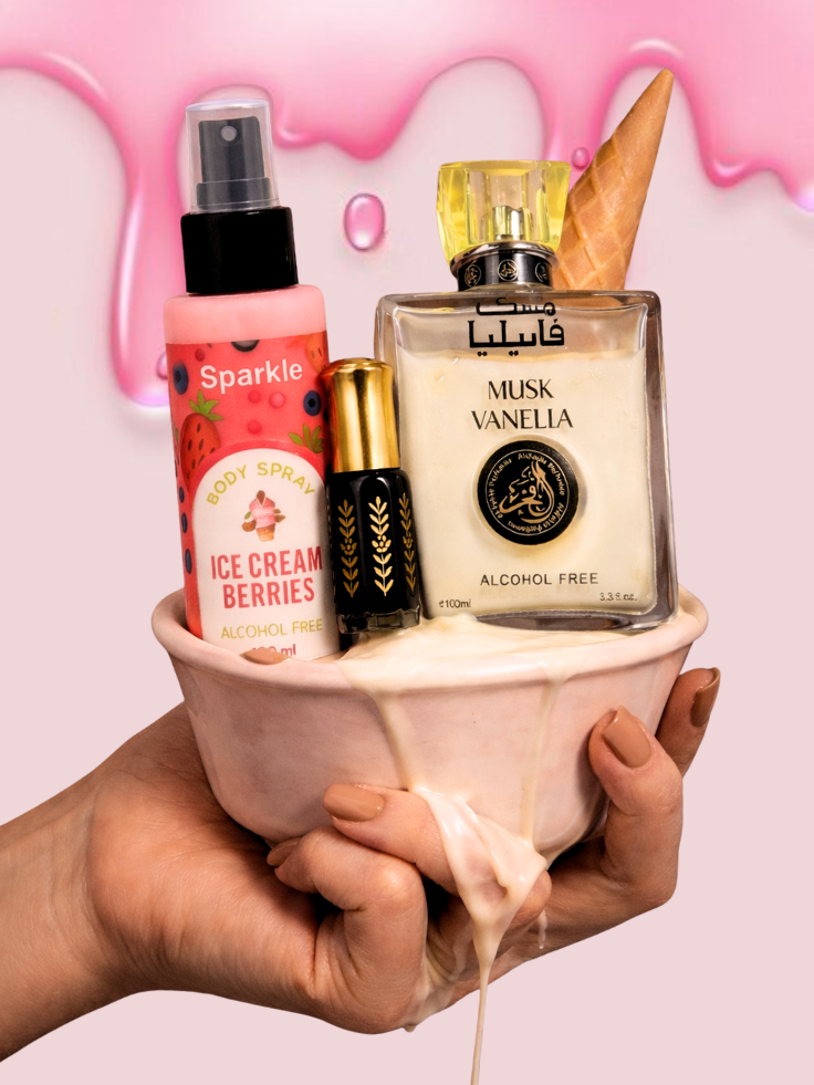 PACK TRIO Musk Vanille & Ice Cream Berries & Red African